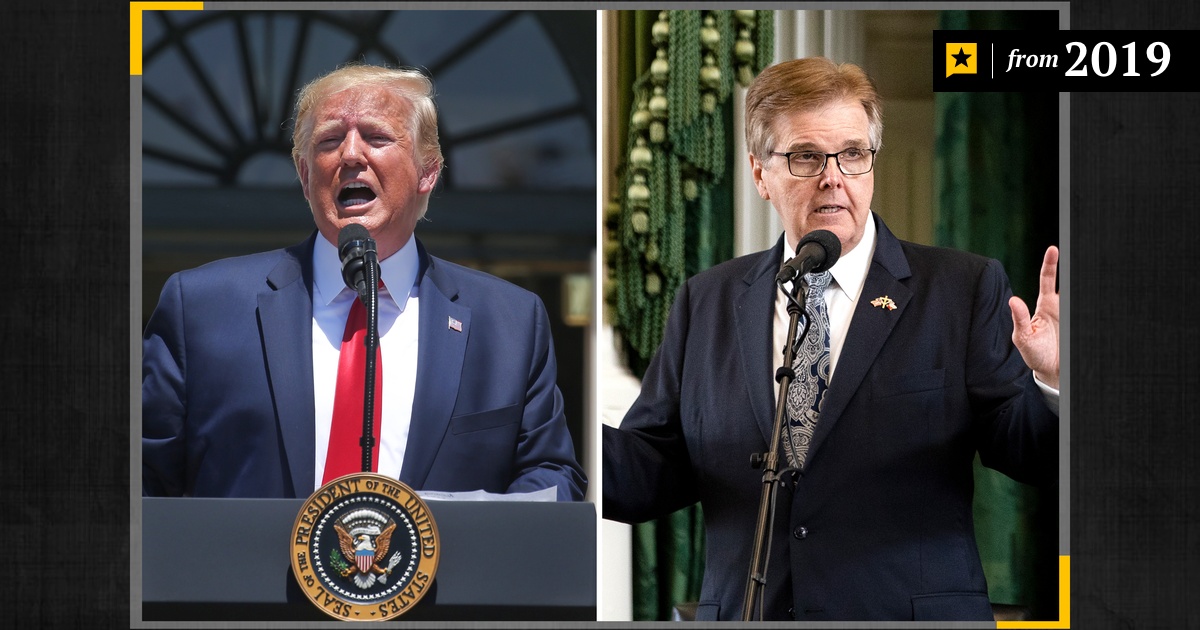 Donald Trump considers redflag laws that Texas lawmakers have blocked